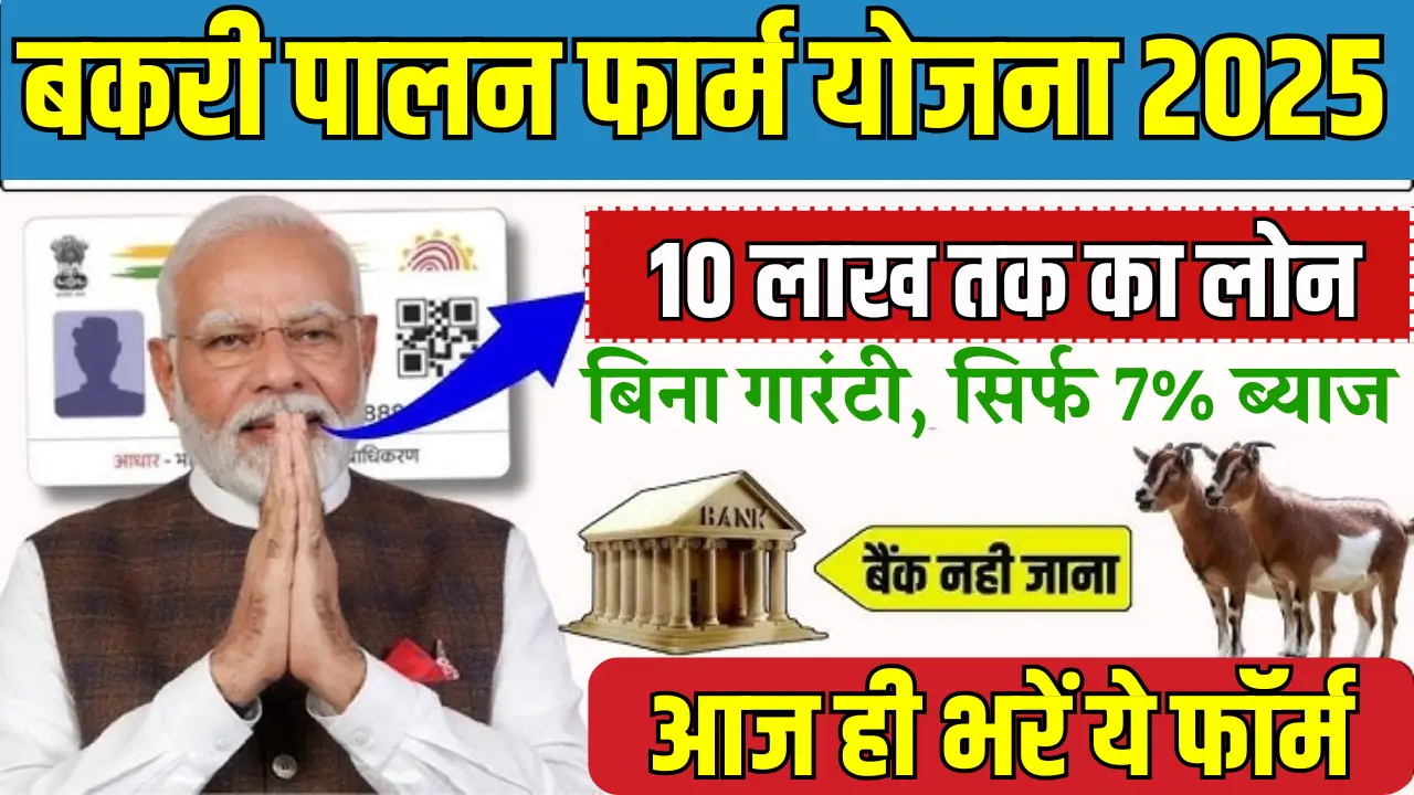 Bakri palan farm yojana 2025