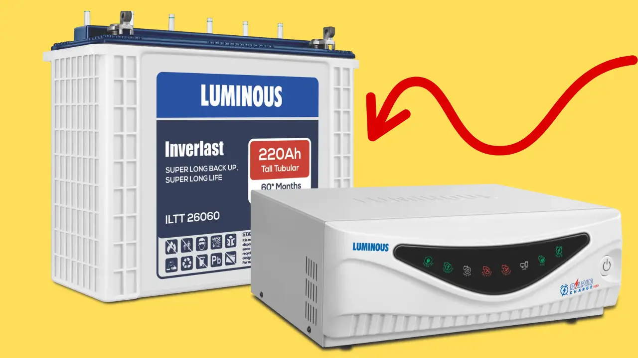 Luminous Inverter and Battery Combo